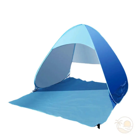 tente de plage pop up bleue 2