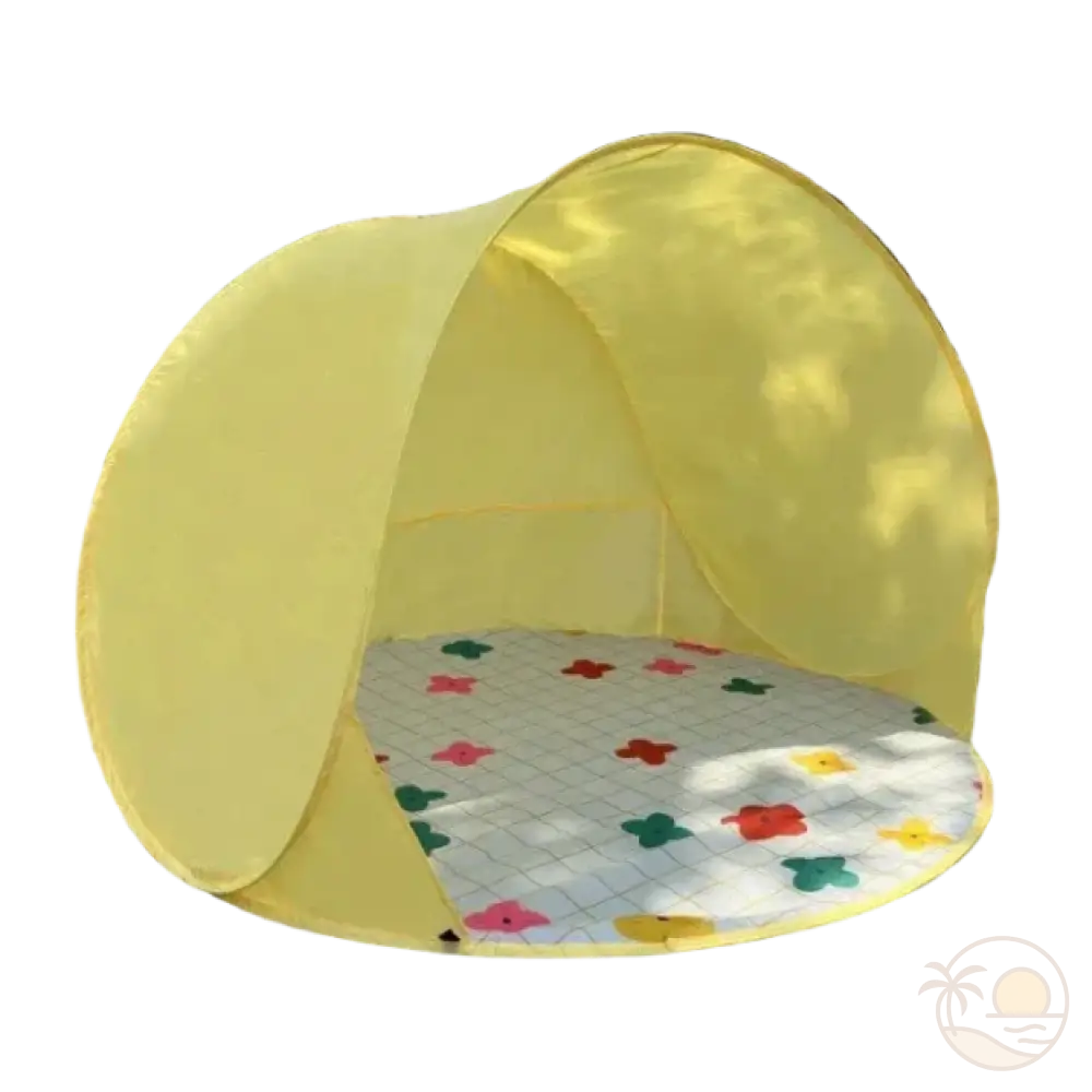 tente de plage pour enfant jaune