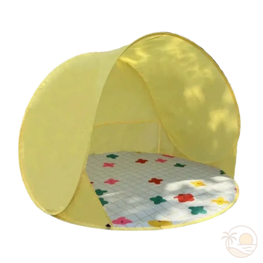 tente de plage pour enfant jaune