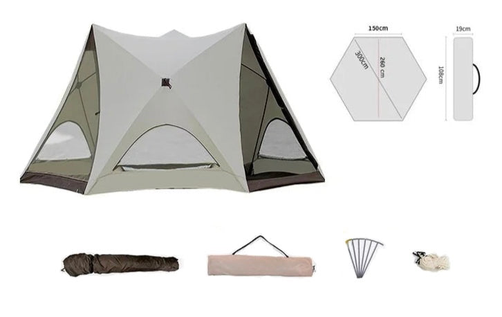 tente de plage xxl equipements