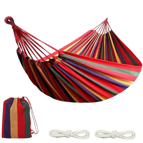 toile hamac sac cordes