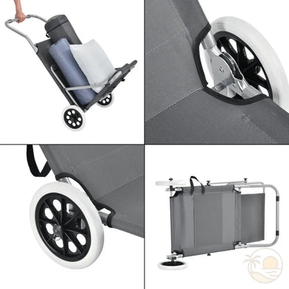 transat de plage a roulettes positions