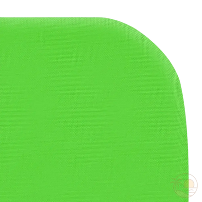 transat de plage pliable vert tissu