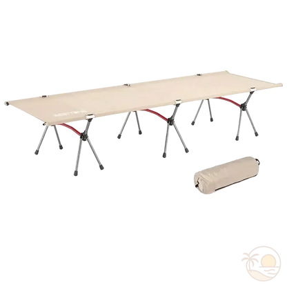 transat pliant de plage beige