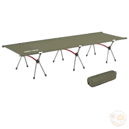 transat pliant de plage vert