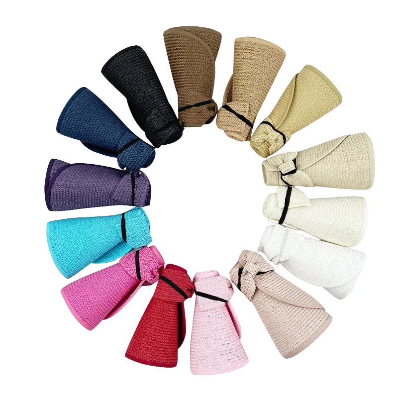 visieres pour femme pliees toutes couleurs 