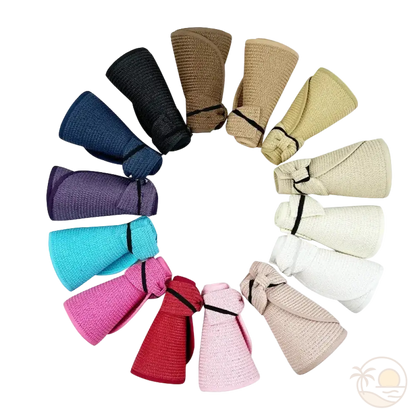 visieres pour femme pliees toutes couleurs 